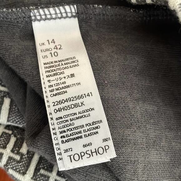 Grey Graveyard Cross Bodycon Dress Goth Whimsygoth Halloween Witchy Size 10 - Picture 7 of 7